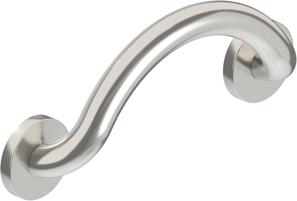 Stainless Crescent Curved Bath Grab Bar