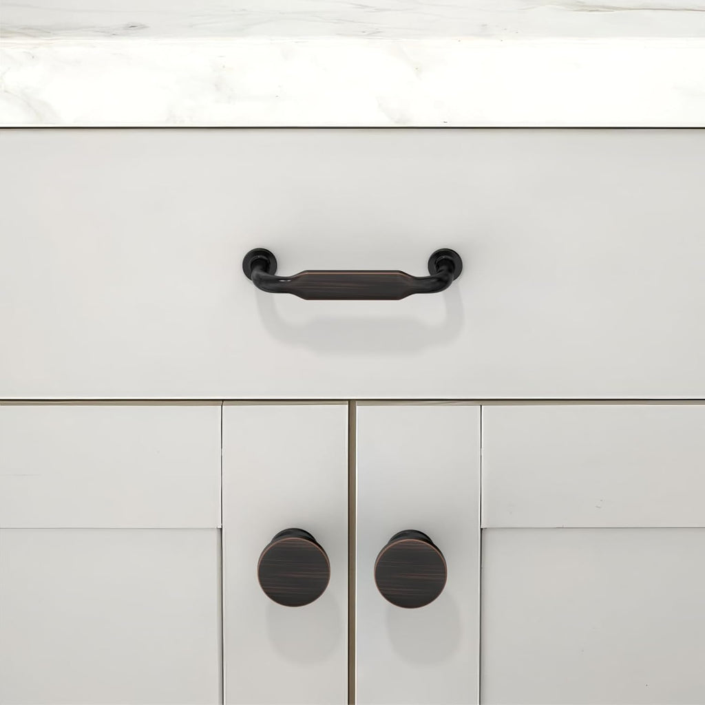 Bronze Solid Zinc Cabinet Pull Handles