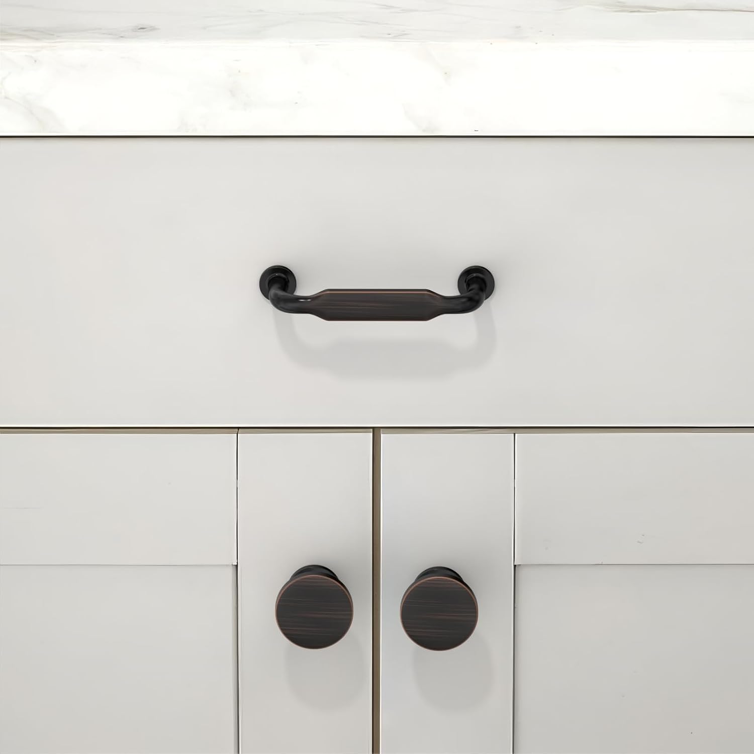 Bronze Solid Zinc Cabinet Pull Handles