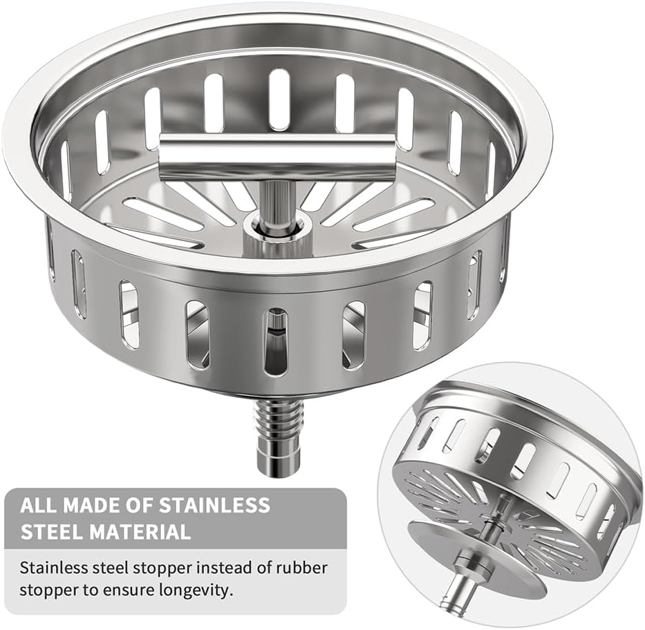 All Steel Sink Drain Assembly Kit
