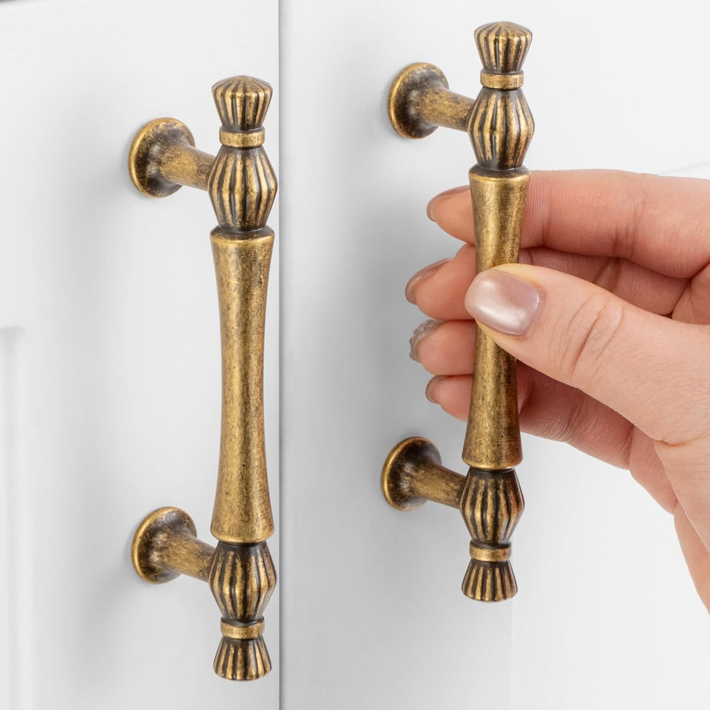 French Antique Brass Cabinet Pulls