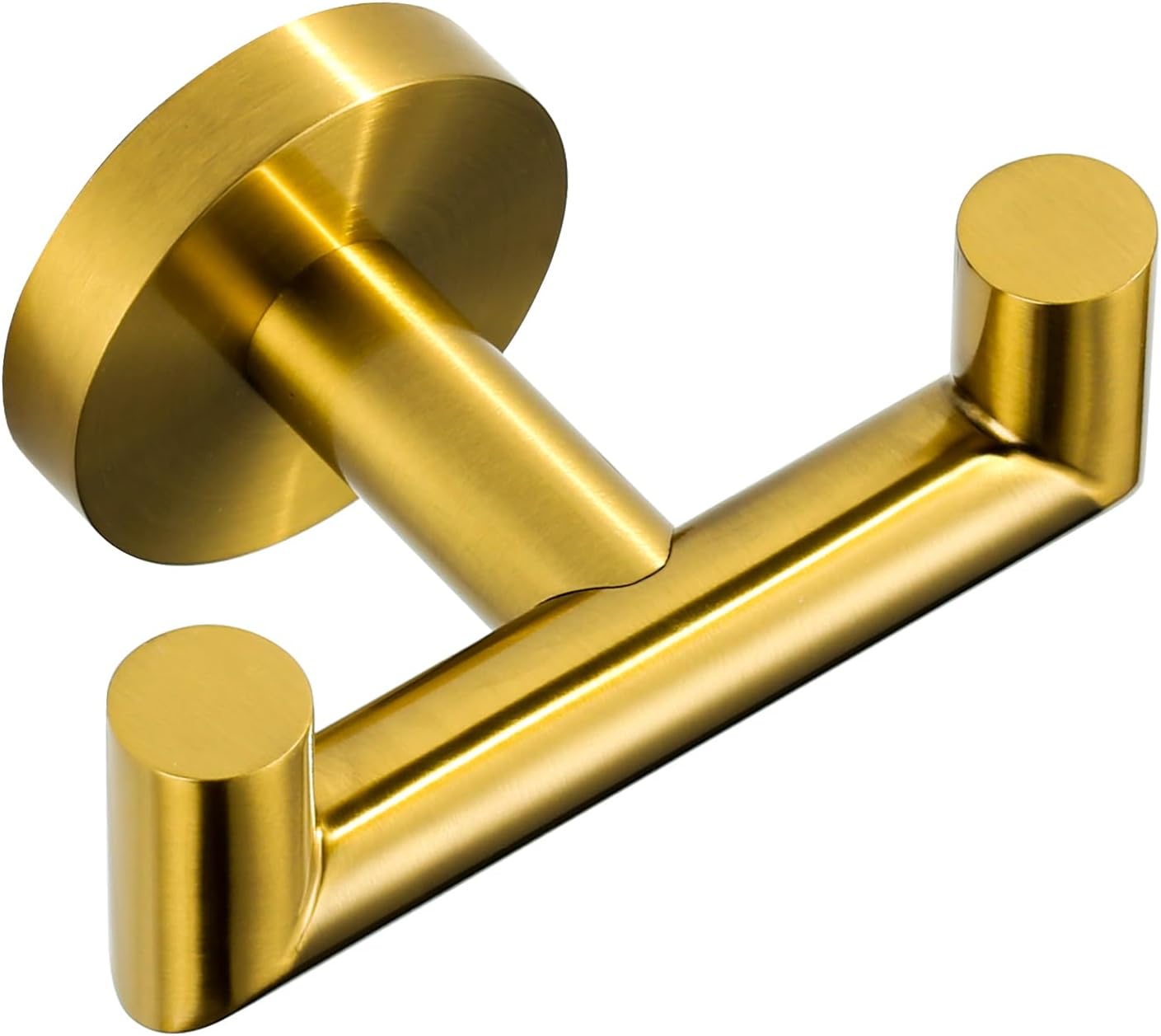 Brushed Gold Double Towel Hooks