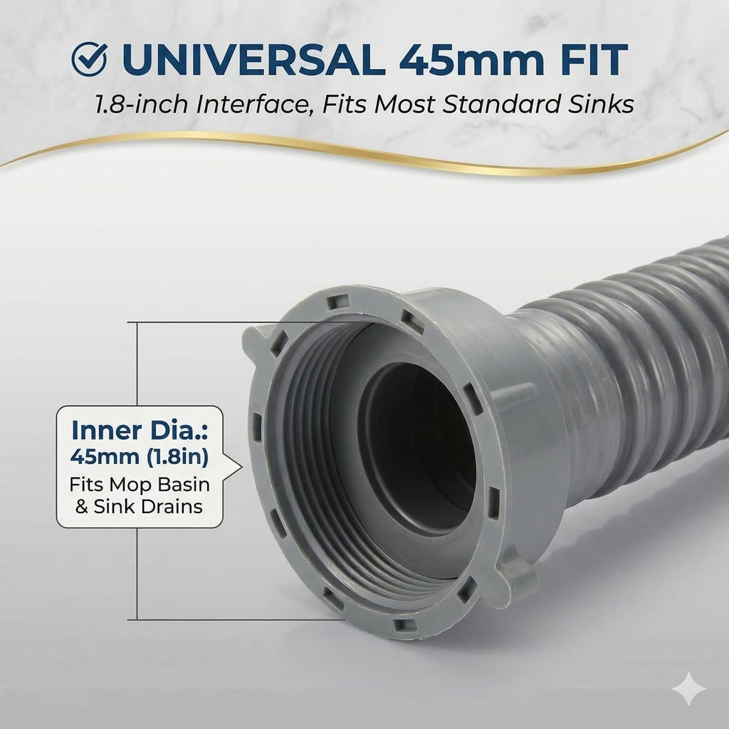 Stainless Shampoo Bowl Drain Kit