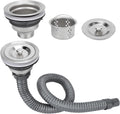 Stainless Shampoo Bowl Drain Kit