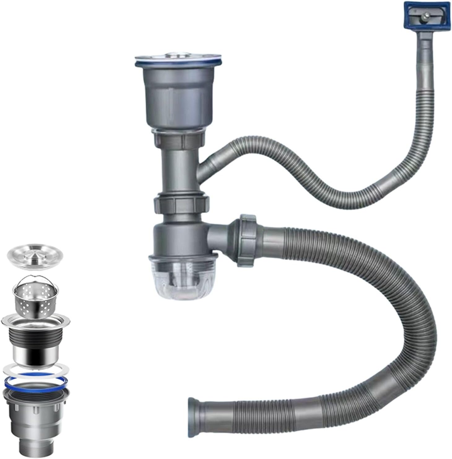 Flexible P-Trap Sink Drain Kit