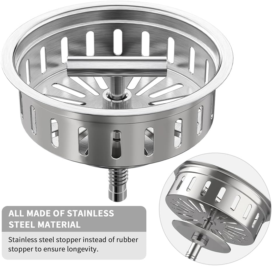 Stainless Sink Drain Assembly Kit