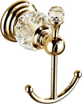 Gold Crystal Bathroom Towel Hooks