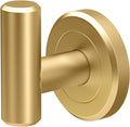 Brushed Brass Double Robe Hook