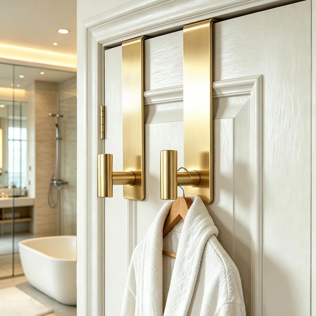 T-Shaped Over Door Hooks 2 Pack