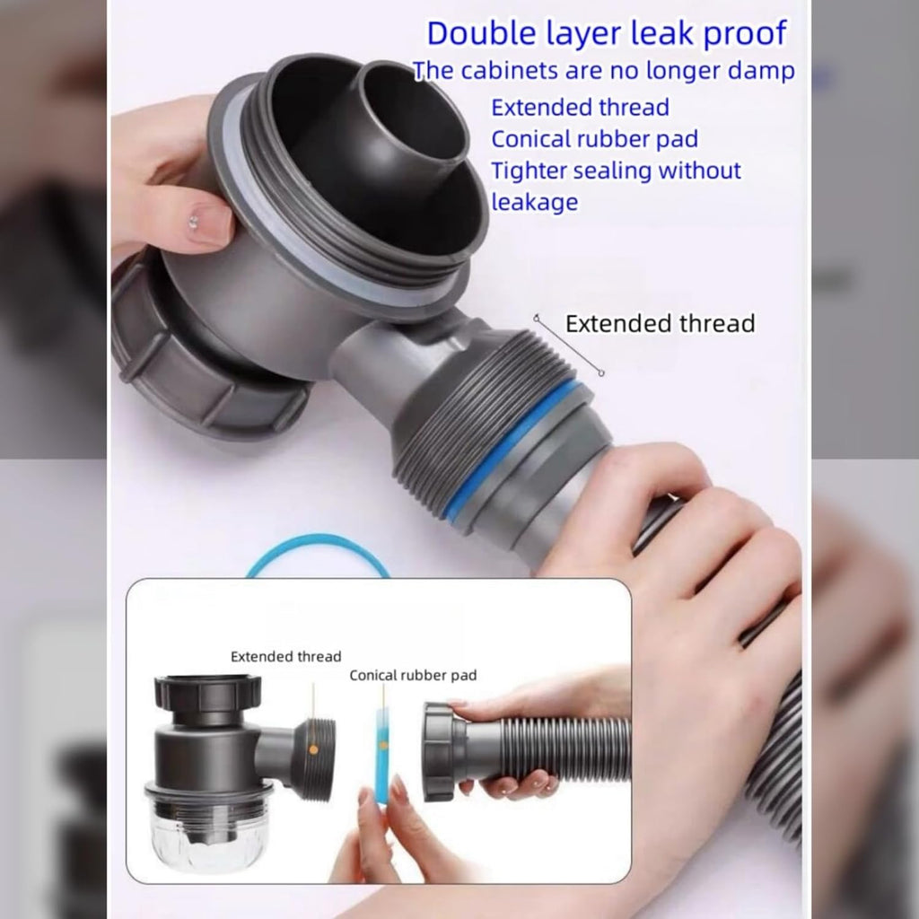 Flexible P-Trap Sink Drain Kit