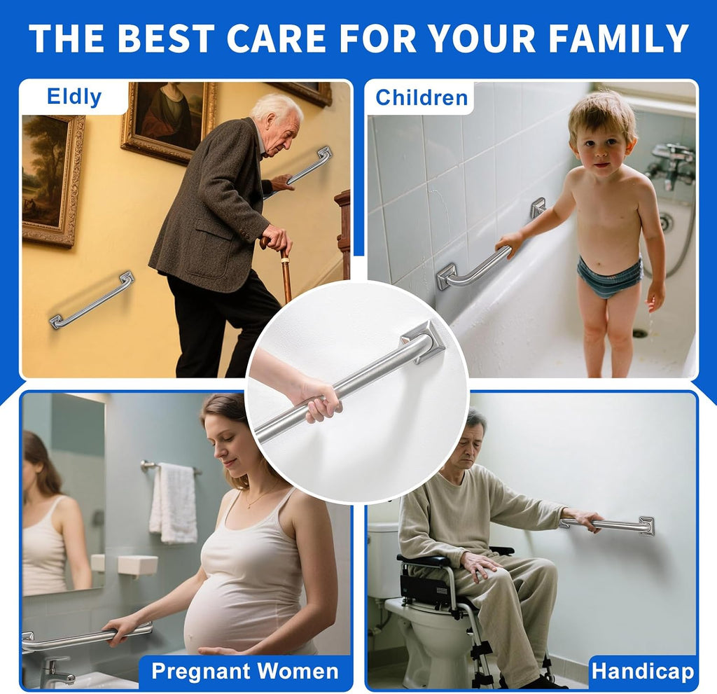 Ada Steel 500Lbs Bathroom Grab Bar