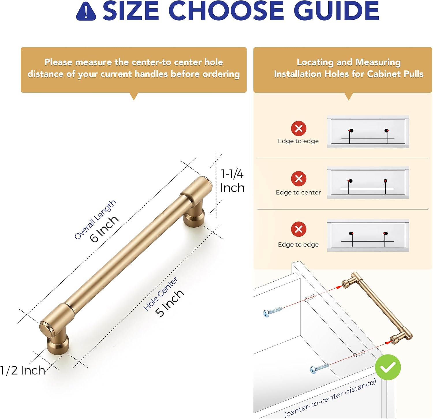Champagne Bronze T-Bar Cabinet Pulls
