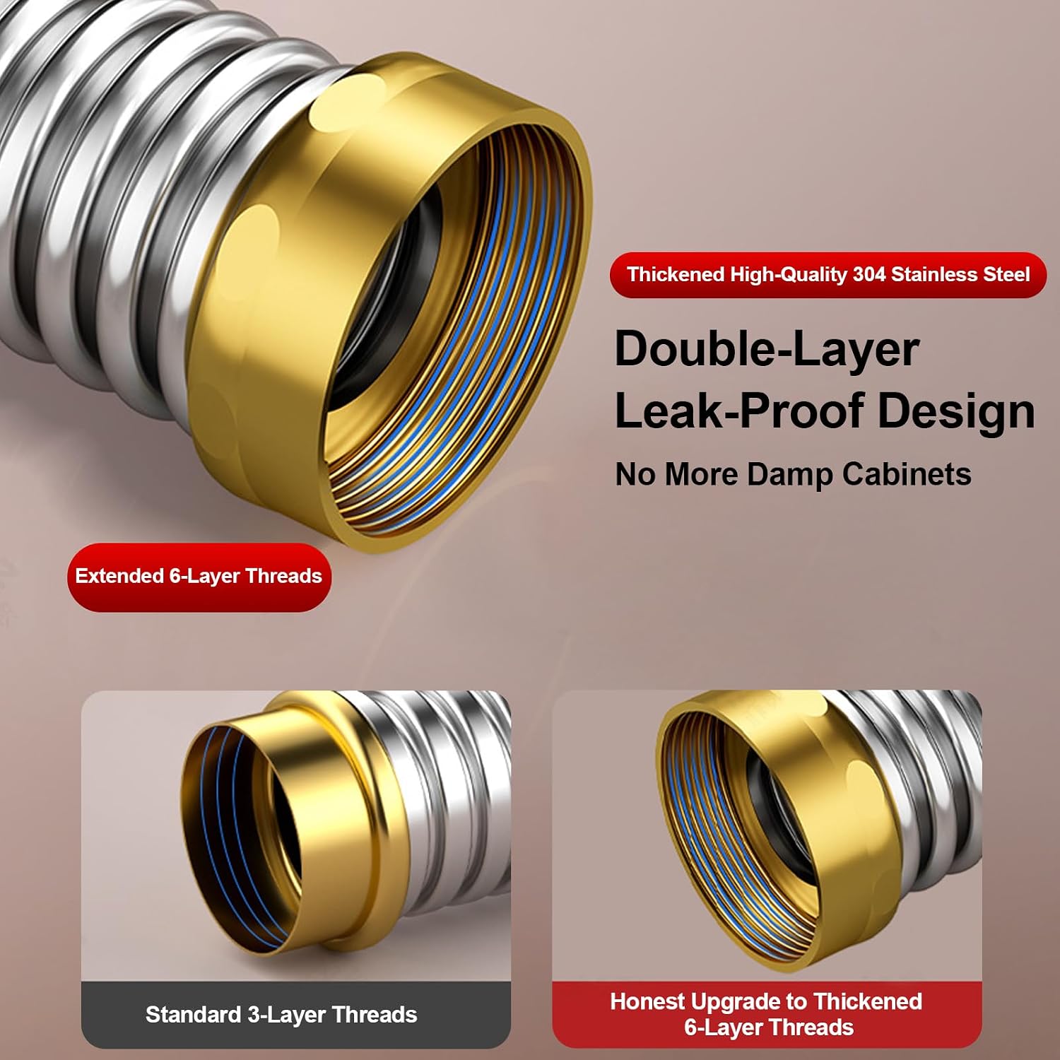 Double Sink Flexible Drain Pipe Kit