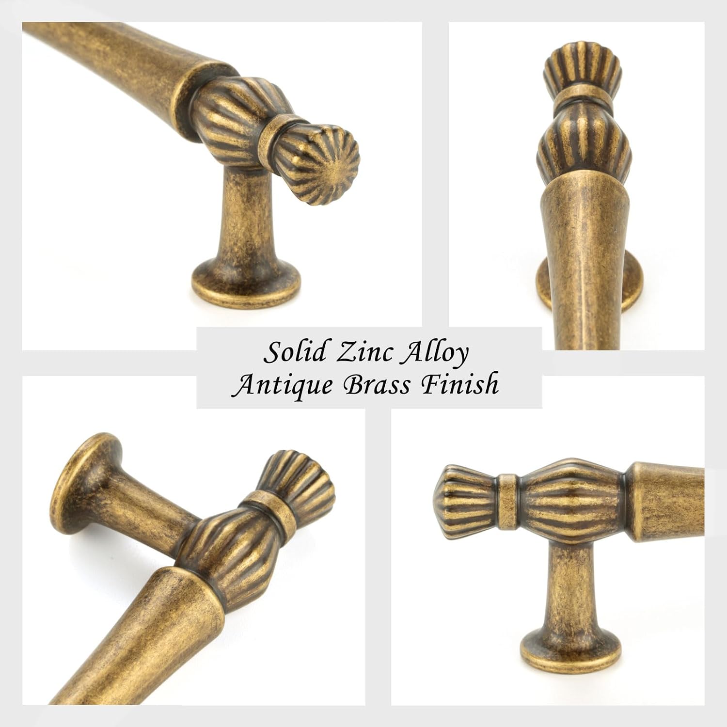 French Antique Brass Cabinet Pulls