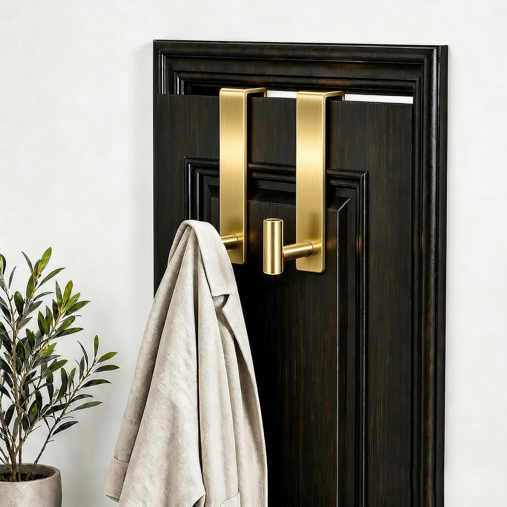 T-Shaped Over Door Hooks 2 Pack