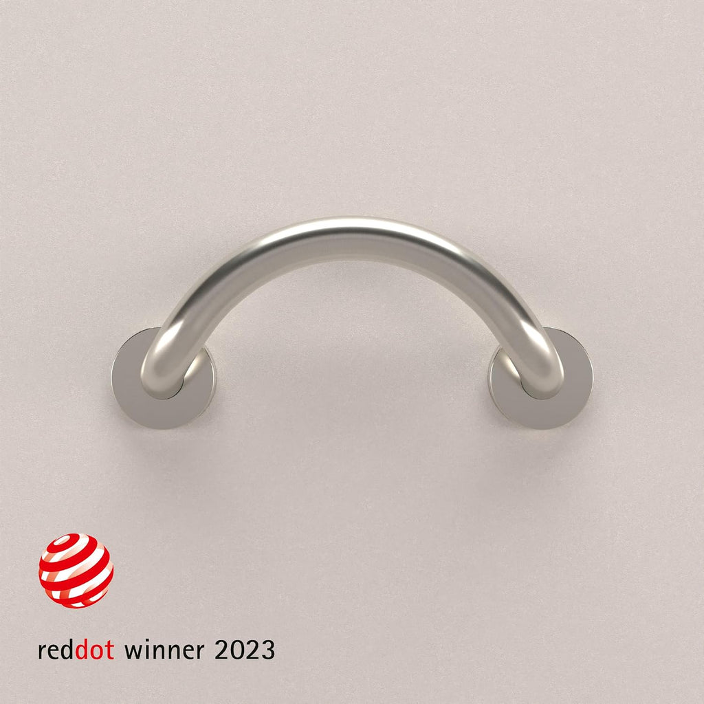 Stainless Crescent Curved Bath Grab Bar